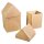 Pappmaché Boxen Häuser,FSC Recycled 100%, 2 St.: 13,3x13,3x23cm + 11,5x11,5x20cm