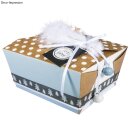 Geschenk-Boxen, 600ml, 12x10,5cm, Lebensmittelecht, Set 4 Stück