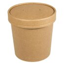 Bio Papp-Becher mit Deckel, 300ml, 7,5x9cm,...