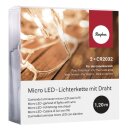 Micro LED-Lichterkette mit Draht, 120cm, 10 Lichter,   1...