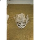 Pappmaske: Augenmaske mit Krone, 17,5x13,5 cm, mit Gummiband