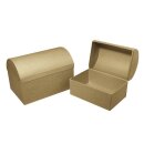 Pappmaché Box: Truhe FSC Recycled 100%, 18x12x12,5cm