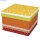 Pappmaché Schachtel FSC Recycled 100%, 12,5x12,5x8cm, quadratisch