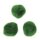 Pompons, 15 mm, . 60 Stück, grün
