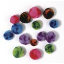 Pompons Candy, . 100 Stück, Farben+Größen...