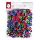 Pompons Candy, . 100 Stück, Farben+Größen...