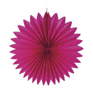 Papier Rosette, 40cm ø, SB-Btl 1Stück, pink