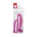 Papier Rosetten, 20+30cm ø, SB-Btl 2Stück, pink