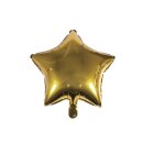 Folienballon Stern, 46x49cm,  1 Stück, gold