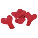 Latex-Herzballons, 30cm ø,  8Stück, klassikrot