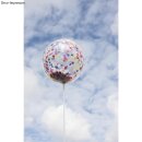 Bubble Ballon, 24 ± 2cm ø, transparent,  3Stück