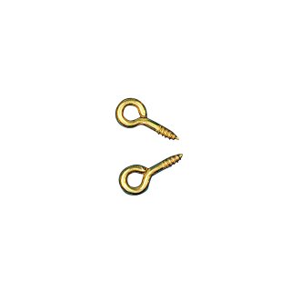 Ringschrauben, . 24 Stück, messing, 8x3 mm