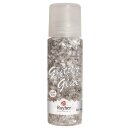 Glitter-Glue Space, Flasche 50ml, silber