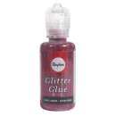 Glitter-Glue metallic, Flasche 20 ml, weinrot