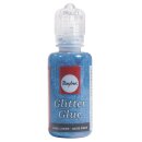 Glitter-Glue metallic, Flasche 20 ml, azurblau