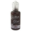 Glitter-Glue metallic, Flasche 20 ml, mokka