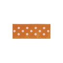 Satinband mit Punkten, 9,5mm, SB-Rolle 10m, orange