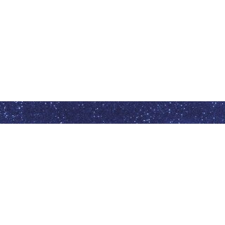 Glitter Tape, 15mm, Rolle 5m, royalblau