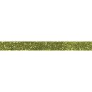 Glitter Tape, 15mm, Rolle 5m, immergrün
