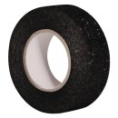 Glitter Tape, 15mm, Rolle 5m, schwarz