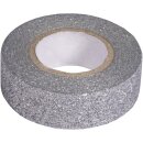 Glitter Tape, 15mm, Rolle 5m, silber