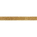 Glitter Tape, 15mm, Rolle 5m, gold