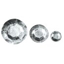 Acryl- Strasssteine, 6,10,14mm,  310Stück, kristall