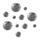 Acryl- Strasssteine, 6,10,14mm,  310Stück, kristall