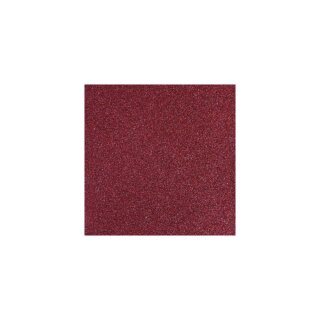 Scrapbooking-Papier: Glitter, 30,5x30,5cm, 200 g/m2, bordeaux