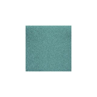 Scrapbooking-Papier: Glitter, 30,5x30,5cm, 200 g/m2, türkis