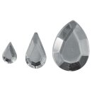 Acryl- Strasstropfen, 6,10,14mm,  310Stück, kristall