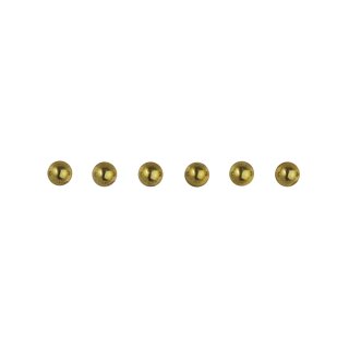 Plastik-Halbperlen, selbstklebend, ø 3 mm, . 120 Stück, gold