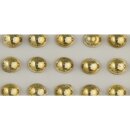 Plastik-Halbperlen, selbstklebend, ø 3 mm, . 120 Stück, gold