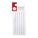 Plastik-Strasssteine, selbstklebend, 2 mm, . 160 Stück, kristall