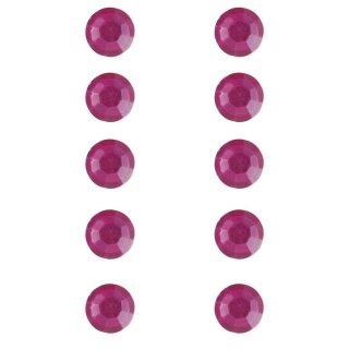 Plastik-Strasssteine, selbstklebend, 5 mm, . 80 Stück, pink