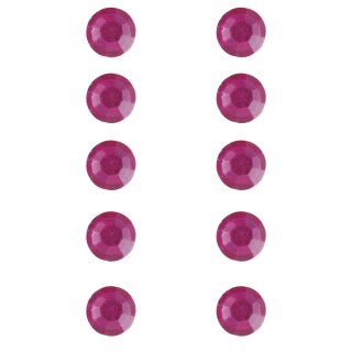 Plastik-Strasssteine, selbstklebend, 5 mm, . 80 Stück, pink