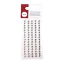 Plastik-Strasssteine, selbstklebend, 5 mm, . 80 Stück, kristall