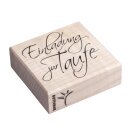 H.- Stempel Einladung zur Taufe, 6x6cm, Art.11183