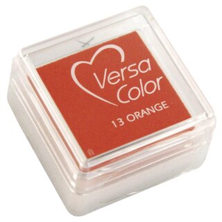 Stempelkissen Versacolor, Stempelfläche 2,5x2,5 cm, orange