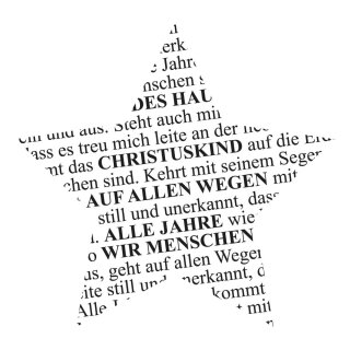 Stempel Alle Jahre wieder, 6x6cm