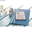 Stempel Do WHAT you LOVE, 7x10cm