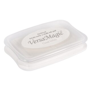 Versa Magic Chalk- Stempelkissen Größe L, 9,9x6,8x1,9cm, weiß