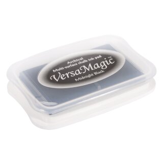 Versa Magic Chalk- Stempelkissen Größe L, 9,9x6,8x1,9cm, schwarz