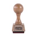 Statement-Stempel remember THIS, 2x3cm