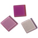 Acryl-Mosaik, 1x1 cm, transparent,   ca. 205 Stück /...