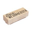 Stempel fröhliche Weihnachten, 3x8cm