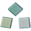 Acryl-Mosaik, 1x1 cm, transparent,   ca. 205 Stück /...