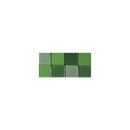 Acryl-Mosaik, 1x1 cm, transparent,   ca. 205 Stück / 50g, jade