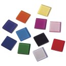 Acryl-Mosaik, 1x1 cm, transparent,   ca. 205 Stück /...