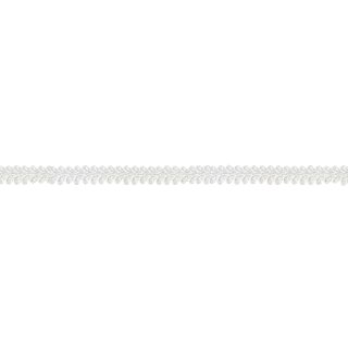 Schlingenborte, 9 mm, Karte 25 m, weiß